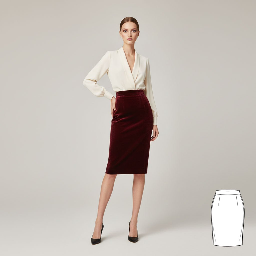 elegant pencil skirt a01003 01 elegant pencil skirt a01003 01